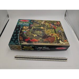 Melissa & Doug Beneath the Canopy‎ 500 Piece Jigsaw Puzzle Rainforest 19x27